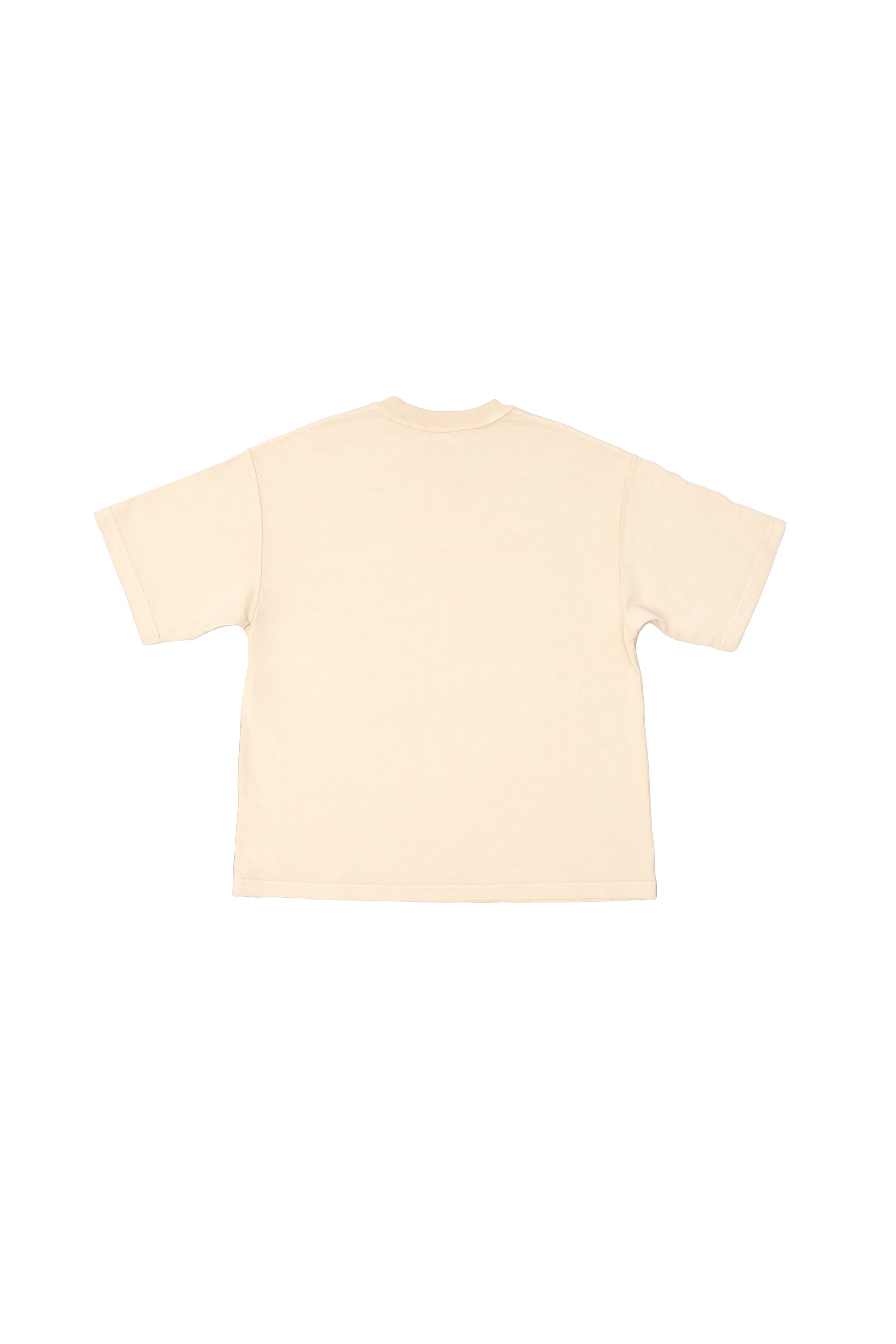 Oversized t-shirt stonewashed beige