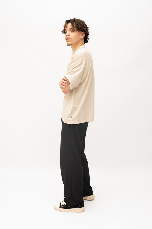 Oversize T-Shirt Stonewashed Beige