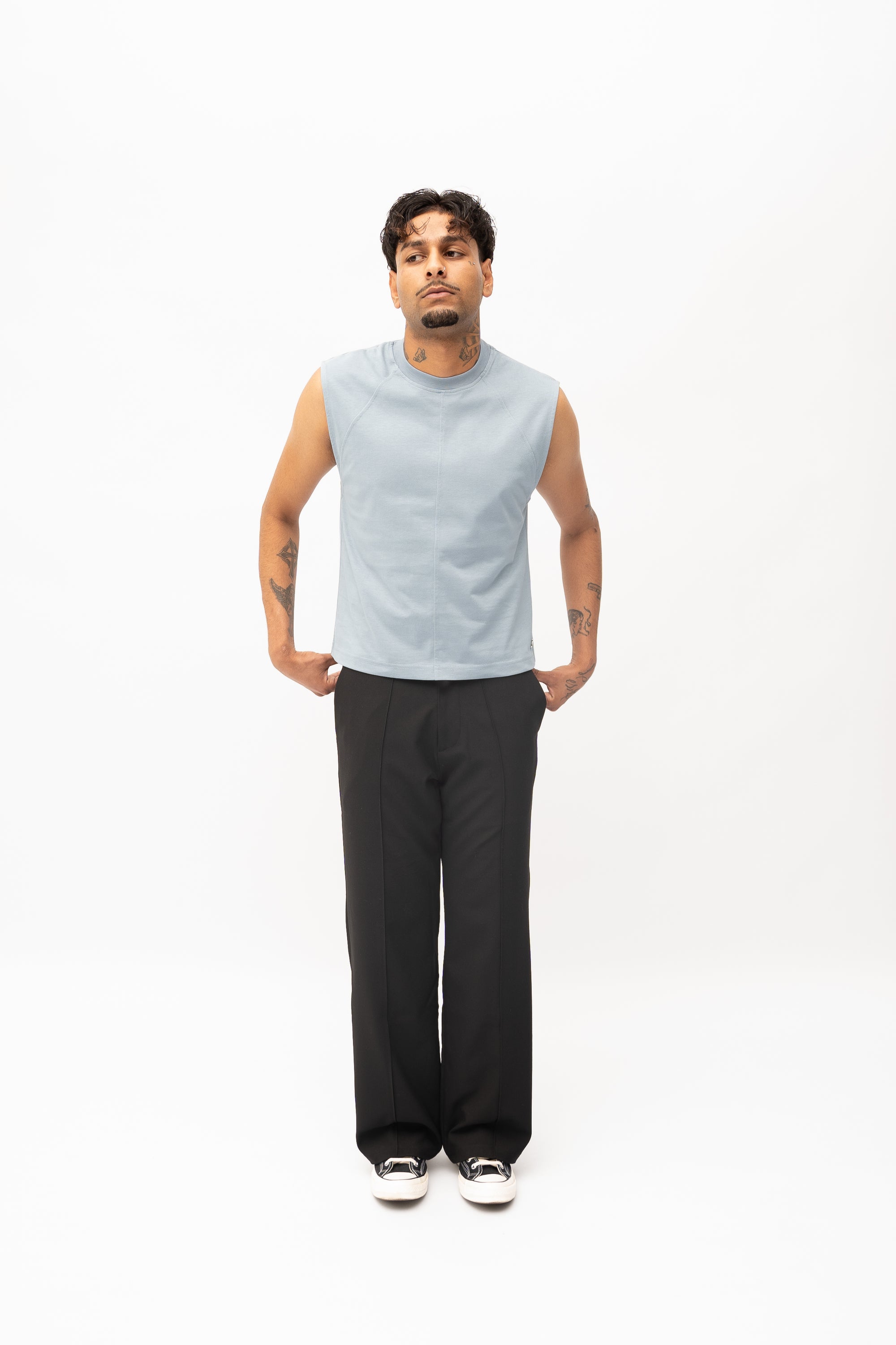Roman Tank Top Sky Blue
